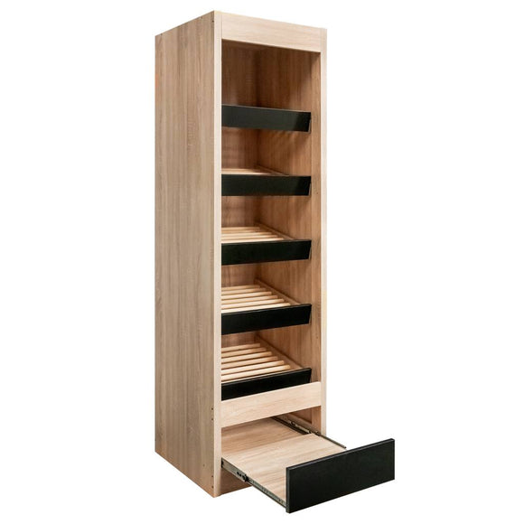 Raft pentru Mega M paine deschis H-205 cm L-60 cm G-58 cm stejar sonoma Raft pentru paine este un