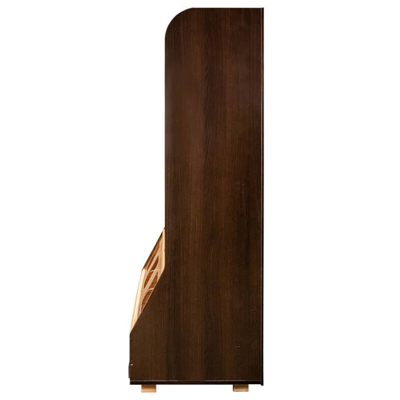 Raft pentru Mega M paine H-180 cm L-125 cm G-60 cm plexi iluminare LED venge magia Raft pentru paine T H180