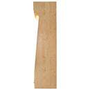 Raft pentru Mega M paine H-200 cm L-100 cm G-50 cm plexi iluminare LED dab sonoma Raft pentru paine cu inaltimea