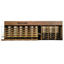 Raft pentru Mega M paine cu sticla H-205 cm L-60 cm G-58 cm dab kraft Raft pentru paine cu geamuri