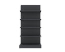 Raft metalic de perete pentru magazin Mega-M Merkury II, modul de extensie, H-210 cm, L-101,5 cm, grafit-1