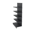 Raft metalic de perete pentru magazin Mega-M Merkury II, modul de extensie, H-210 cm, L-101,5 cm, grafit-3