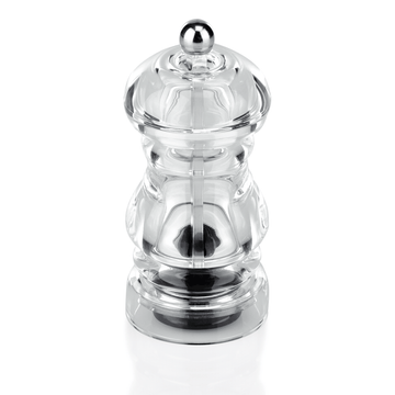 Rasnita de piper, Ø 5,5 cm, inaltime 12 cm, otel inoxidabil, acril Cu rasnita din otel inoxidabil