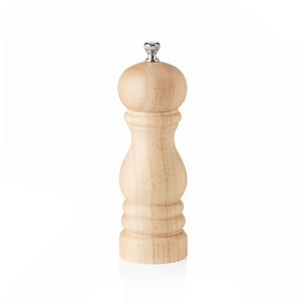 Rasnita de piper cu mecanism ceramic CLASSIC MILL, inaltime 15 cm, lemn lacuit natural, ceramica, lemn
