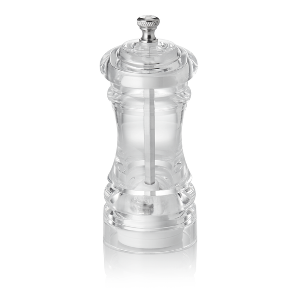 Rasnita de sare cu mecanism ceramic CLASSIC MILL ACRYL, inaltime 12 cm, ceramica, acril