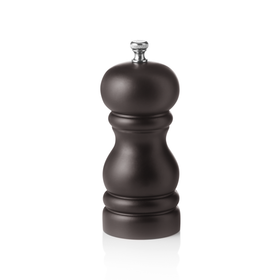 Rasnita de sare cu mecanism ceramic CLASSIC MILL, inaltime 11 cm, maro mat, ceramica, lemn Cu mecanism de macinare din