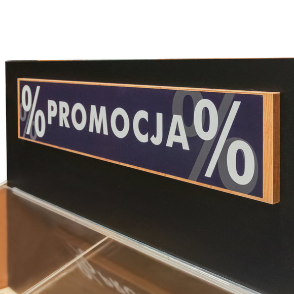 Regal pentru Mega M paine promotional H-138.5 cm L-122 cm G-98.5 cm stejar kraft