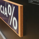Regal pentru Mega M paine promotional H-138.5 cm L-122 cm G-98.5 cm stejar kraft