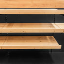 Raft de expunere-vanzare casa marcat H-230 cm L-364 cm G-63 cm kraft/negru-7