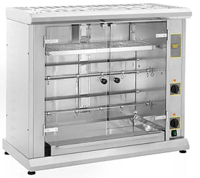 Rotisor electrica cu doua axe - capacitate 8 pui, putere 4,4 kw, alimentare 380v