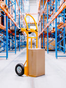 Carucior transport pliabil 2in1 de magazie tip roaba 250kg galben-11