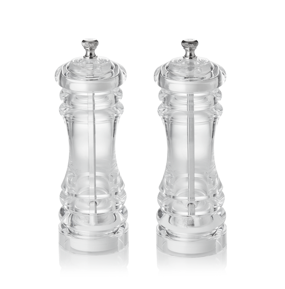Set rasnite sarepiper cu mecanism ceramic CLASSIC MILL ACRYL, inaltime 15 cm, ceramica, acril