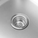 Spalator inox cu cuva pe partea dreapta, baza inchisa cu usi culisante, 100x70xH85 cm