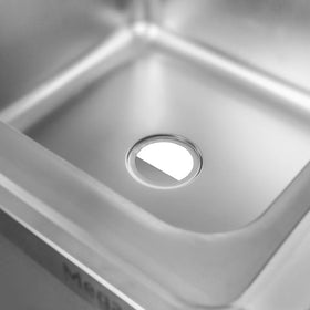 Spalator inox cu doua cuve de 50x40xH25, baza inchisa cu usi culisante, 120x60xH85cm