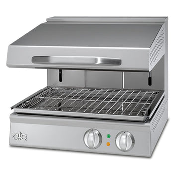 Salamandra gratinator electric, inaltime reglabila, 380 V, 4,8 kW Aparatul are un cadru din