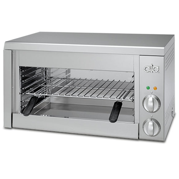 Salamandra gratinator electric de putere, 380 V, 4,8 kW Aparatul are un cadru din