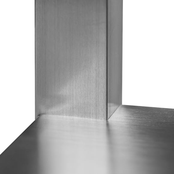 Sapalator inox cu doua cuve, baza inchisa cu usi culisante. 120x70xH85 cm