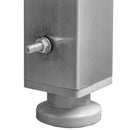 Sapalator inox cu doua cuve, baza inchisa cu usi culisante. 120x70xH85 cm