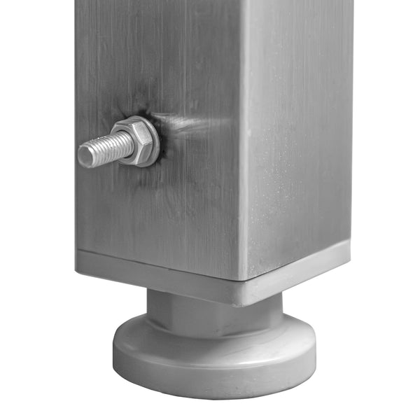 Sapalator inox cu doua cuve, baza inchisa cu usi culisante. 120x70xH85 cm