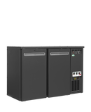 Back bar modular refrigerat antracit SCL-22MU+, 275 l, 2 usi solide Tefcold – sistem back bar modular refrigerat Serrco Combi-Line pentru bar profesional