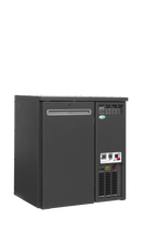 Back bar modular refrigerat antracit SCL-2MU+, 124 l, 1 usa solida Tefcold – sistem back bar modular refrigerat Serrco Combi-Line pentru bar profesional