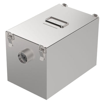 Separator grasimi inox pentru bucatarie, 22 L, cu filtru inox Confectionat din inox AISI 304