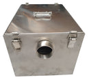 Separator grasimi inox pentru bucatarie, 22 L, cu filtru inox Confectionat din inox AISI 304