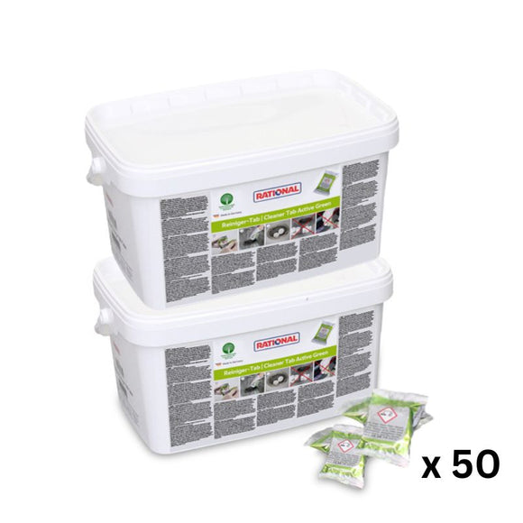 Set 300 50 pastile curatare RATIONAL Active Green - verzi, pentru cuptoarele iCombi Classic si iCombi Pro - PROMOTIE