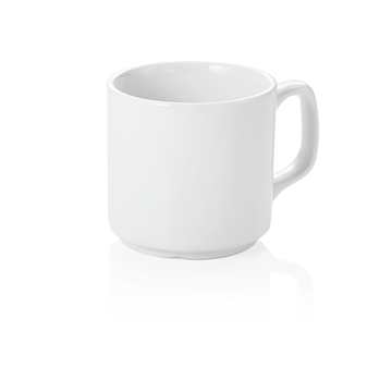 Set 6 cani portelan, Ø 7,5 cm, 260 ml