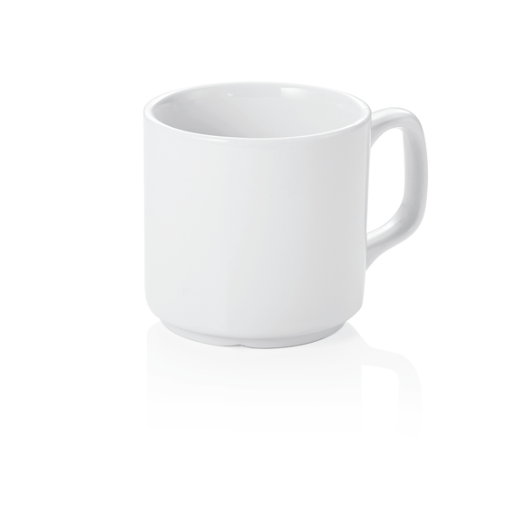 Set 6 cani portelan, Ø 7,5 cm, 260 ml
