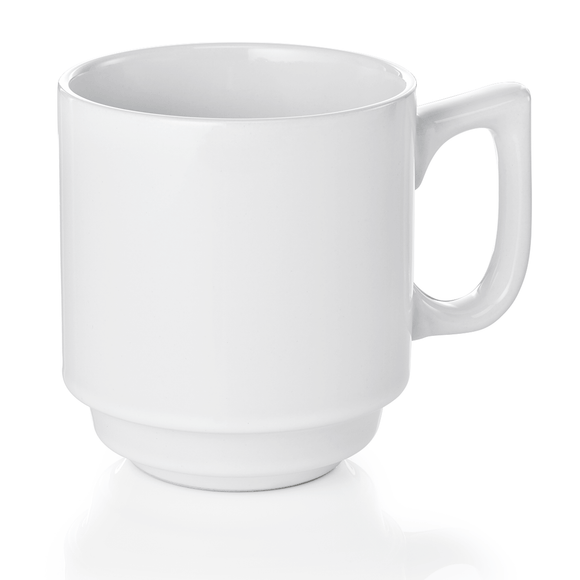 Set 6 cani portelan, Ø 8 cm, 250 ml