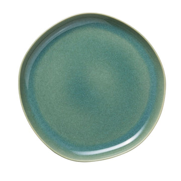Set 6 farfurii Ø28 cm, ceramica - model Organic Myrtle Green html Set de 6 farfurii