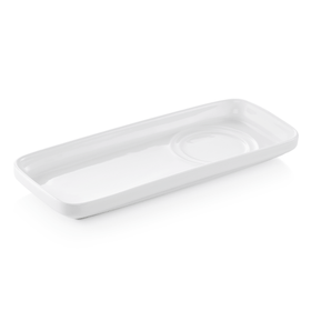 Set 6 farfurii dreptunghiulare pt. servit, 23,5 x 9,5 x 2,5 cm, portelan