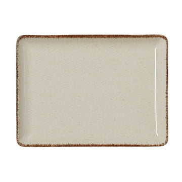 Set 6 platouri 23x17 cm, portelan - model Smilla Sand Set elegant de 6 platouri