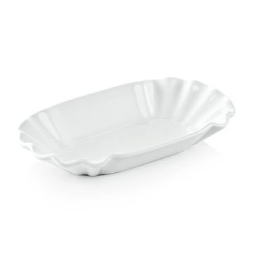 Set boluri pentru cartofi prajiti, 20 x 11 x 3 cm, set 6 bucati, portelan