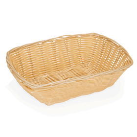 Set de cosuri pentru masa, 25,5 x 19 x 8 cm, set de 4 bucati, polipropilena, otel inoxidabil Margine cu armatura din sarma
