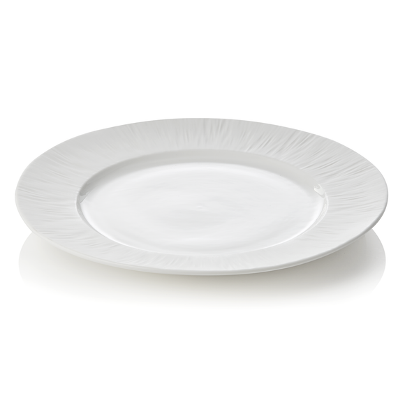 Set farfurii MAYA SHIRO, plate, Ø 30 cm, alb, set 2 bucati, portelan