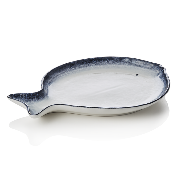 Set farfurii pentru peste, 35 x 26 x 3 cm, set 3 bucati, portelan