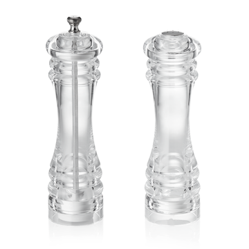 Set rasnita piper si solnita cu mecanism ceramic CLASSIC MILL ACRYL, inaltime 20,5 cm, ceramica, acril