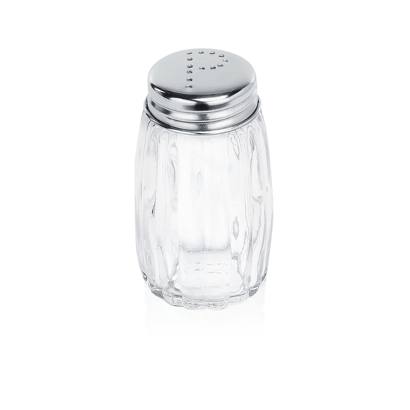 Set solnite pentru piper, Ø 3,5 cm, inaltime 7 cm, set de 12 bucati, otel inoxidabil, sticla