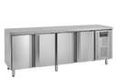 Congelator masa snack bar inox SK6410BT, 460 l, -20/-10C, 4 usi Tefcold – congelator masa inox pentru snack bar, fast-food si bucatarie profesionala