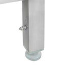 Spalator inox cu cuva de 40x40xH25 pe partea dreapta, polita 100x60xH85 cm Spalator inox sudat cu cuva