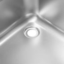 Spalator inox cu cuva de 40x40xH25 pe stanga, polita 120x60xH85 cm