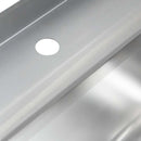 Spalator inox cu cuva de 40x40xH25 pe stanga, polita 180x60xH85 cm
