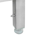 Spalator inox cu cuva de 40x40xH25 pe stanga, polita 180x60xH85 cm
