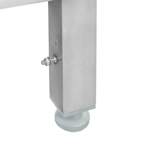 Spalator inox cu cuva de 40x40xH25 pe stanga, polita 180x60xH85 cm