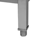 Spalator inox cu o cuva de 40x50xH25, polita, 60x70xH85 cm