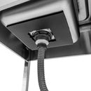Spalator inox cu o cuva de 40x50xH25, polita, 60x70xH85 cm