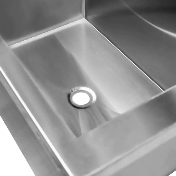 Spalator inox pentru vase mari, 80x60xH85 cm, 1 cuva 69x47xH40 cm