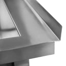 Spalator inox pentru vase mari, 80x60xH85 cm, 1 cuva 69x47xH40 cm